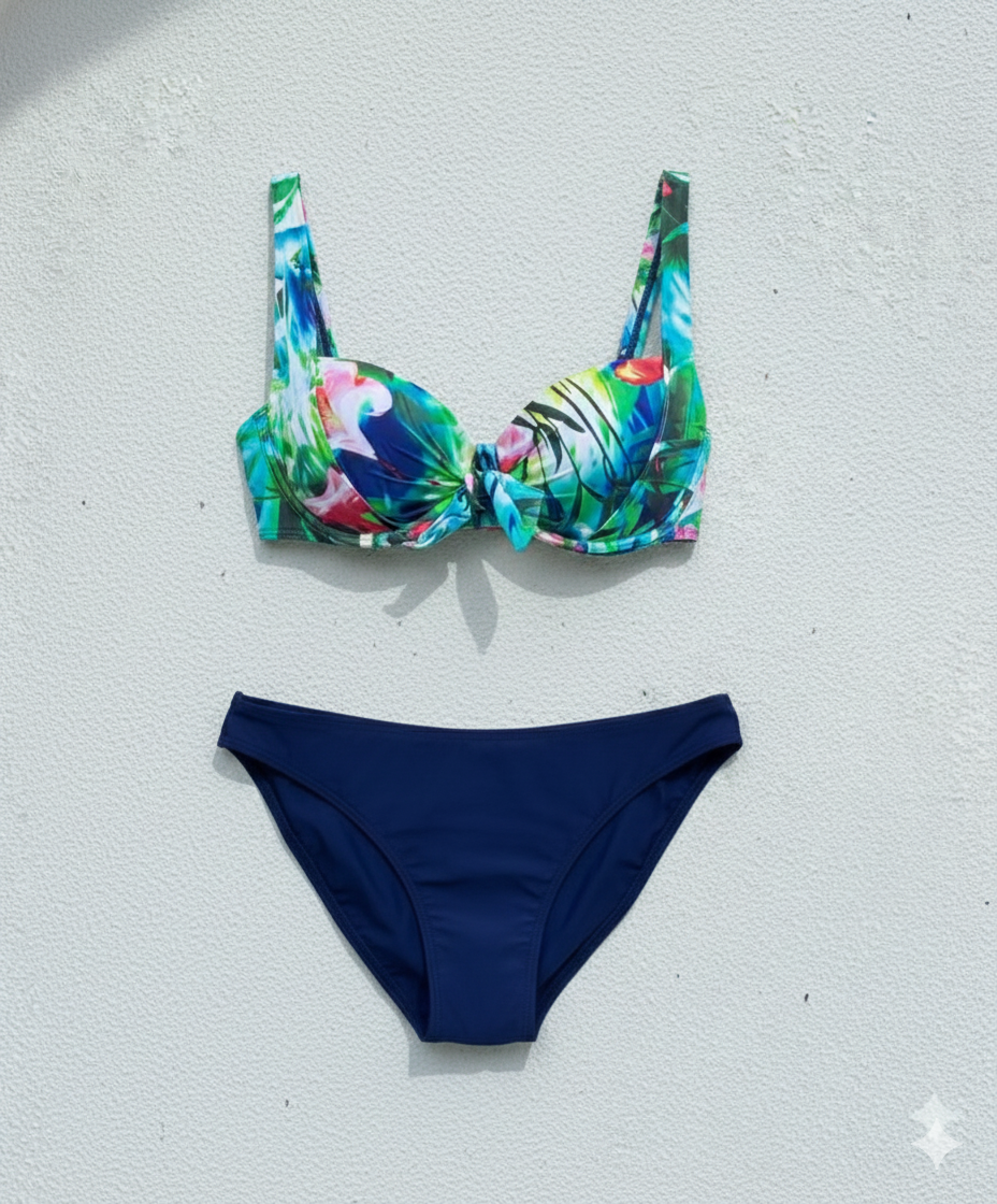 Tropical Trunk Bikini set