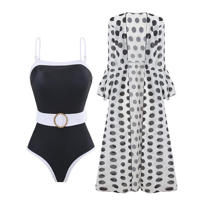 Black White Polka Dot