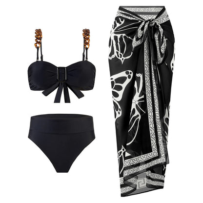 Noir Butterfly Beachset